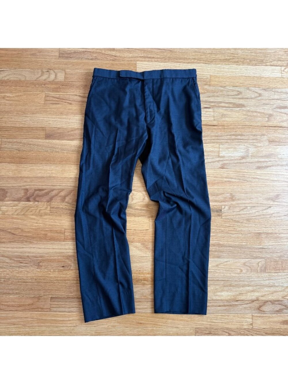 Ralph Lauren Purple Label Straight Leg Wool Trousers 33/30